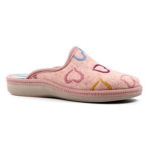 Lunar Womens/Ladies Love Mule Slippers / Pink